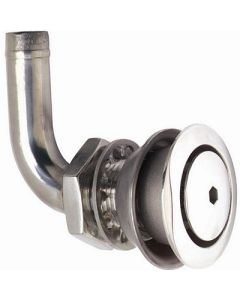 Attwood 316 Stainless Steel Alloy Flush Mount Fuel Vent 90 Degree Vent-small image