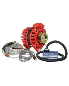 Balmar Alternator 170 Amp Kit 12v 315 Dual Foot Saddle K6 Pulley Regulator Temp Sensor-small image