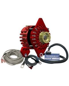Balmar Alternator 170 Amp Kit 12v 4 Dual Foot Saddle K6 Pulley Regulator Temp Sensor-small image