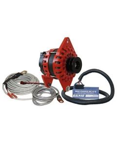 Balmar Alternator 250 Amp Kit 12v 4 Dual Foot Saddle Dual Vee Pulley Regulator Temp Sensor-small image