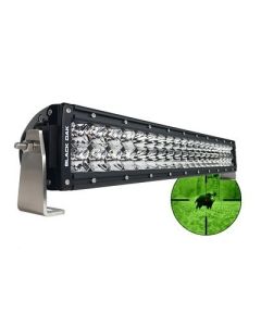 Black Oak Pro Series Double Row Combo Infrared 20 850nm Light Bar Black-small image