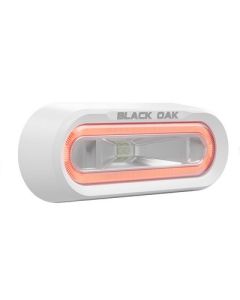 Black Oak Low Pro Off Road Spreader Light Bracket Mount White Housing Red Led-small image