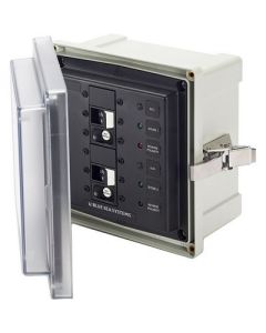 Blue Sea 3117 Sms Surface Mount System Panel Enclosure 2 X 120v Ac 30a Elci Main-small image
