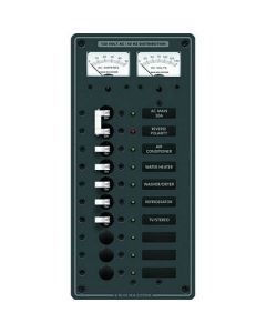 Blue Sea 8074 Ac Main 8 Positions Toggle Circuit Breaker Panel White Switches-small image