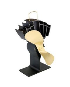 Caframo Ecofan UltrAir 810CA Heat Powered Stove Fan - Gold Blade-small image