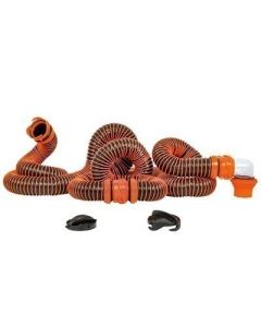 Camco Rhinoextreme 20 Sewer Hose Kit W4 In 1 Elbow Caps-small image