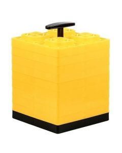 Camco Fasten Leveling Blocks WTHandle 2x2 Yellow 10Pack-small image