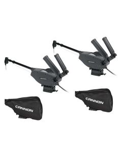 Cannon Optimum 10 Bt Electric Downrigger 2Pack WBlack Covers-small image