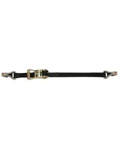 Cargobuckle Ratchet Strap TieDown WDouble JHooks Keeper 1 X 12-small image
