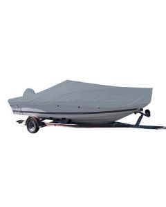 Carver SunDura StyledToFit Boat Cover F175 VHull Center Console Fishing Boat Grey-small image