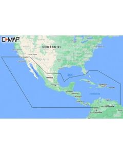 CMap MNaY205Ms Central America Caribbean Reveal Coastal Chart-small image