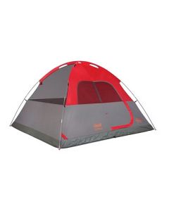 Coleman 6Person Flatwoods Ii Lightweight Dome Camping Tent Red-small image
