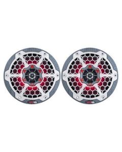 Ds18 Hydro 8 2Way Marine Speakers WRgb Led Lights 450w Black Carbon Fiber-small image