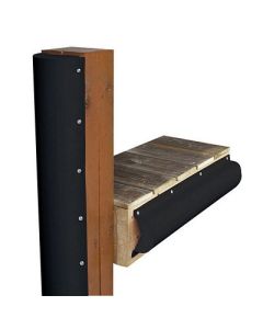 Dock Edge Piling Bumper One End Capped 6 Black-small image