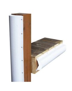 Dock Edge Piling Bumper One End Capped 6 White-small image