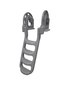 Dock Edge StandOff FlipUp Polyethylene Roto Molded 4Step Dock Ladder Grey-small image
