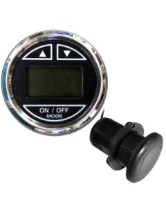 Faria 2 Depth Sounder WThruHull Transducer Chesapeake Black Stainless Steel Bezel-small image