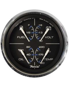 Faria Chesapeake Black 4 Multifunction Gauge-small image