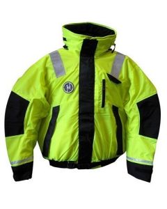 First Watch HiVis Flotation Bomber Jacket HiVis YellowBlack XLarge-small image