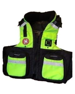First Watch Av800 Pro 4Pocket Vest Uscg Type Iii HiVis YellowBlack 2xl3xl-small image