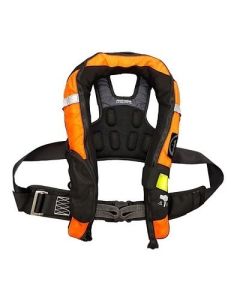 First Watch Fw40pro Ergo Auto Inflatable Pfd WHarness HiVis Orange Black-small image
