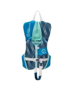 Full Throttle Infant RapidDry FlexBack Life Jacket Aqua-small image