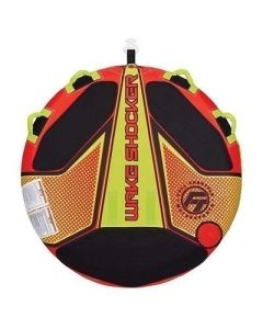 Full Throttle Wake Shocker Towable Tube 2 Rider Red-small image