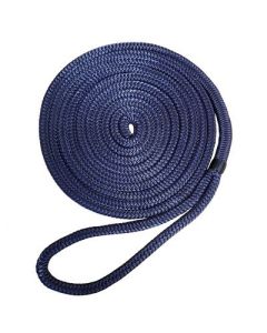 Robline Premium Nylon Double Braid Dock Line 12 X 35 Navy Blue-small image