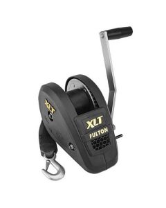 Fulton 1800lb Single Speed Winch W20 Strap Included Black Cover-small image