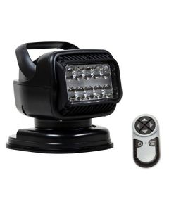 Golight Gt Series Led Hybrid Portable Light WMagnetic Shoe Mount Handheld Wireless Remote 12v Black-small image
