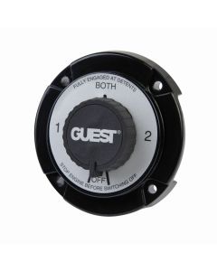 Guest 2111A Black Battery Selector Switch - Marine Electrical-small image