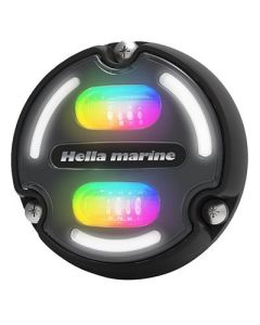 Hella Marine A2 Rgb Underwater Light 3000 Lumens Black Housing Charcoal Lens WEdge Light-small image
