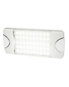 Hella Marine Duraled 50 Low Profile InteriorExterior Lamp White Led Spreader Beam-small image