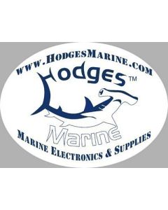hodges marine logo sticker-small image