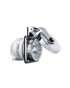 Hubbell Hbl303ss 30a Inlet Round Stainless Steel-small image