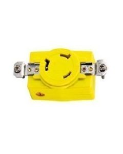 Hubbell Hbl328dcr 30a 28v Dc Locking Receptacle - Boat Electrical Component-small image