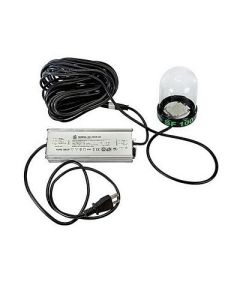 Hydro Glow Sf100g 100w120vvac Underwater Dock Light Green Anchored To Bottom-small image