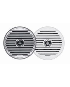 Jensen Msx65r 65 High Performance Coaxial Speaker Pair WhiteSilver Grills-small image
