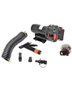 Johnson Aqua Jet 5.2 GPH Washdown Pump Kit w/Hose 12V-small image