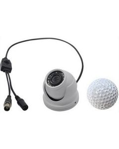 KJM Mini HD Dome Camera, 1000TVL, White C55 - Waterproof -small image