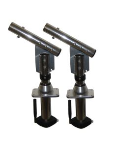 Lee's Sidewinder Bolt-In Outrigger Mount, Lay-Down Version - Silver-small image