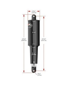 Lenco 101 Standard Actuator 12v 214 Stroke-small image