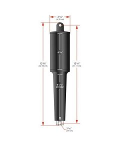 Lenco 102xd Extreme Duty Actuator 24v 414 Stroke 516 Hardware-small image