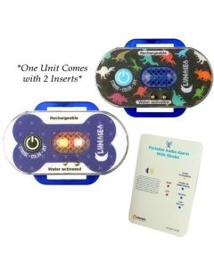 Lunasea ChildPet Safety Water Activated Strobe Light WRf Transmitter Blue Case, Blue Attention Light-small image
