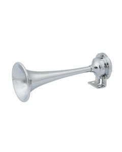 Marinco 12v Chrome Plated Single Trumpet Mini Air Horn-small image