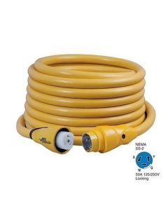 Marinco Cs50450 Eel 50a 125v250v Shore Power Cordset 50 Yellow-small image