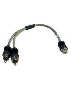Marine Audio Adapter Rca Twisted Pair Y Adapter 1 Female To 2 Male-small image