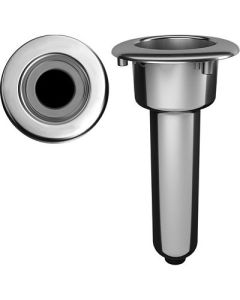 Mate Series Elite Screwless Stainless Steel 0 Degree Rod Cup Holder Drain Round Top-small image