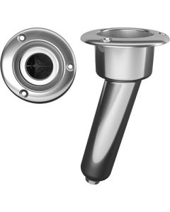Mate Series Stainless Steel 15 Degree Rod Cup Holder Drain Round Top-small image