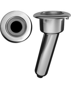 Mate Series Elite Screwless Stainless Steel 15 Degree Rod Cup Holder Drain Round Top-small image